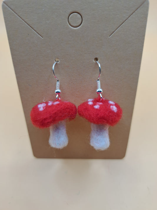 Toadstool Earrings