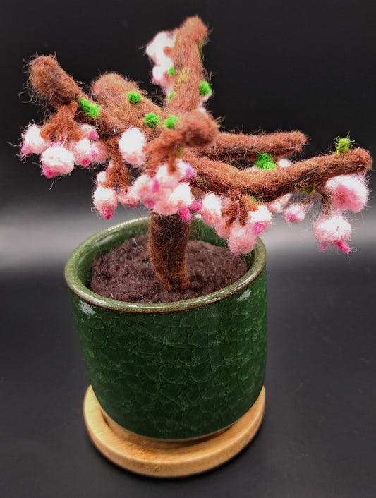 Needle Felted Cherry Blossom Tree