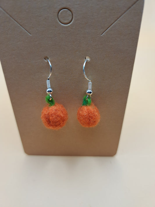 Pumpkin Earrings