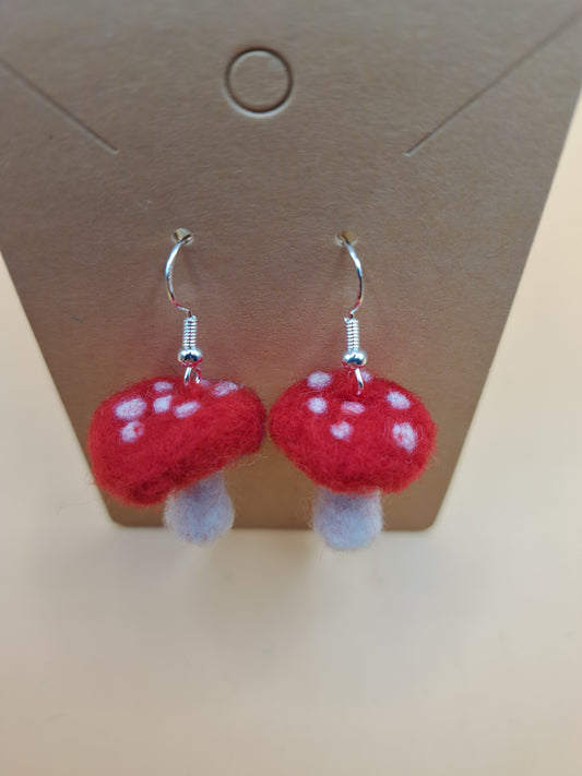 Toadstool Earrings