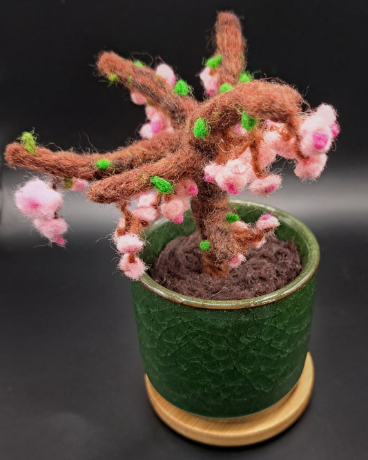 Needle Felted Cherry Blossom Tree